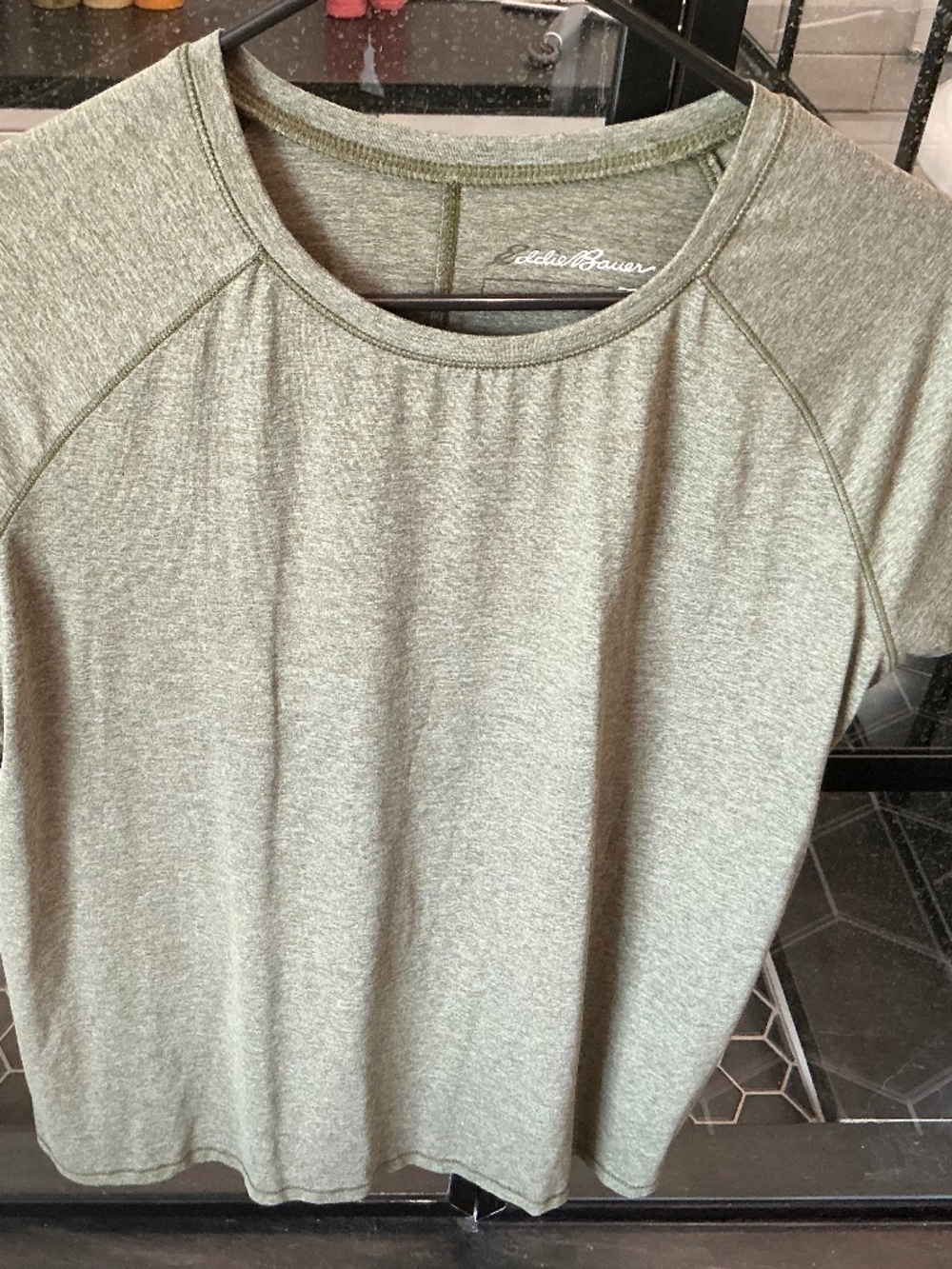 Eddie Bauer Grey Tshirt ladies medium